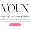 The Voux – A Comprehensive Magazine Theme
